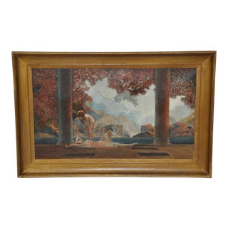 "Daybreak" Original 20th Century Oil Painting After Parrish For Sale