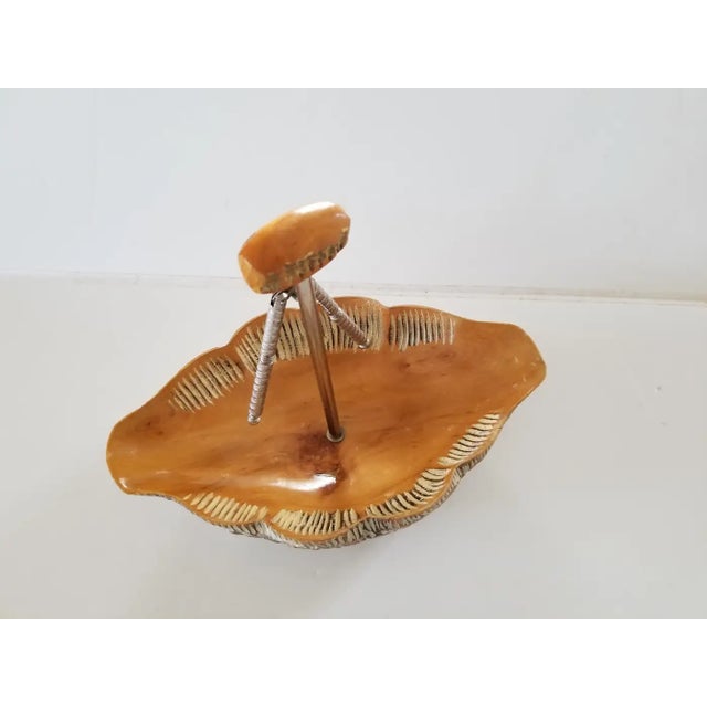 Mid-Century Modern Macabo Cusano Aldo Tura Wood Bowl Nutcracker Set 1960s Milan For Sale - Image 3 of 9