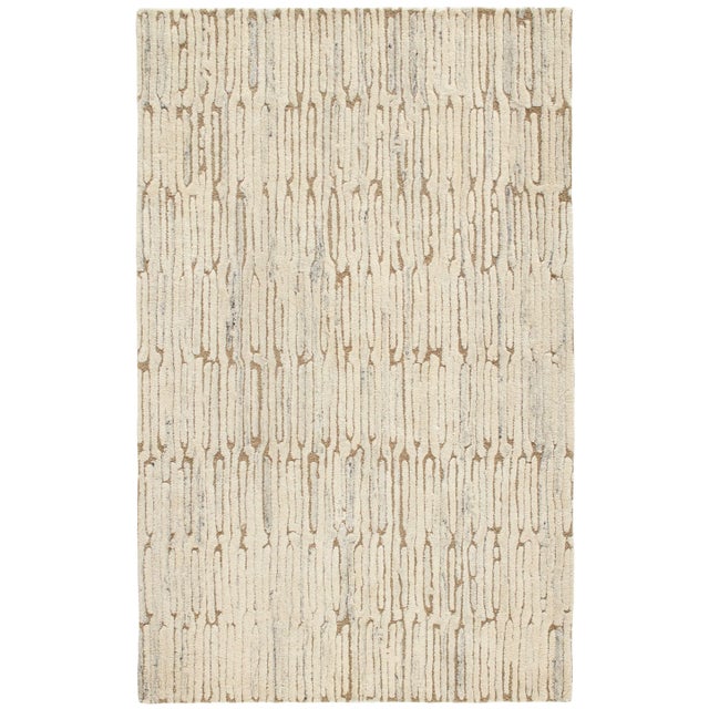 2020s Marie Flanigan for Dash & Albert Malone Oatmeal Tufted Wool Rug, 3' x 5' For Sale - Image 5 of 5