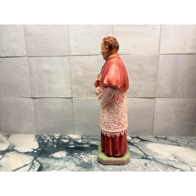 9” Tall and a 2 1/2” Base Hexagonal Shape. Marked on lower back, CS (for Columbia Statuary), 1963, 526. Columbia Statuary...