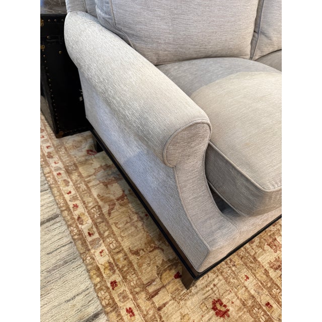 Bench Crafted Bespoke Twill Sofa, Heathered Taupe For Sale - Image 12 of 12