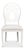 Art Deco Neoclassical Dining Chairs with Ribbon Backs in White, Sets of 2 For Sale - Image 3 of 11