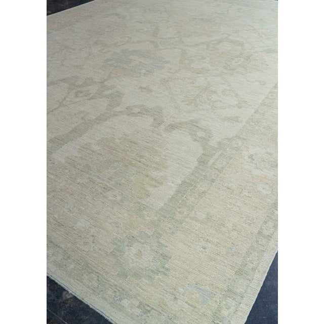 Brown Turkish Oushak Rug 11'9" x 15'9" #20316 For Sale - Image 8 of 8