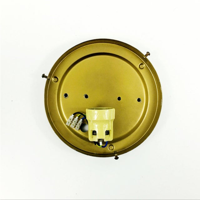 Mid-Century Amber Bubble Glass Wall Light by Helena Tynell for Limburg, Germany, 1970s For Sale - Image 10 of 10