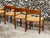 Brown Chairs from Poul Volther, Denmark, Set of 6 For Sale - Image 8 of 17