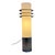 Opaline glass sconce / wall lamp made by the Dutch company Glashütte Limburg and marked as such on the inside. A large...