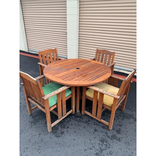 Brown Jordan Patio Dining Set Chairish