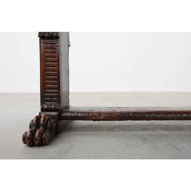16th Century Renaissance Walnut Console Table, Tuscany For Sale - Image 14 of 18