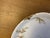 Ceramic Antique Haviland & Co. Limoges French Porcelain Carnation Plate With Heavy Gold Rim For Sale - Image 7 of 8