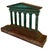 Metal Antique Neoclassical Pantheon Style Temple Facade Architectural Salvage Bookends - A Pair For Sale - Image 7 of 13