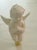 Charming vintage glazed ceramic praying angel Figurine.