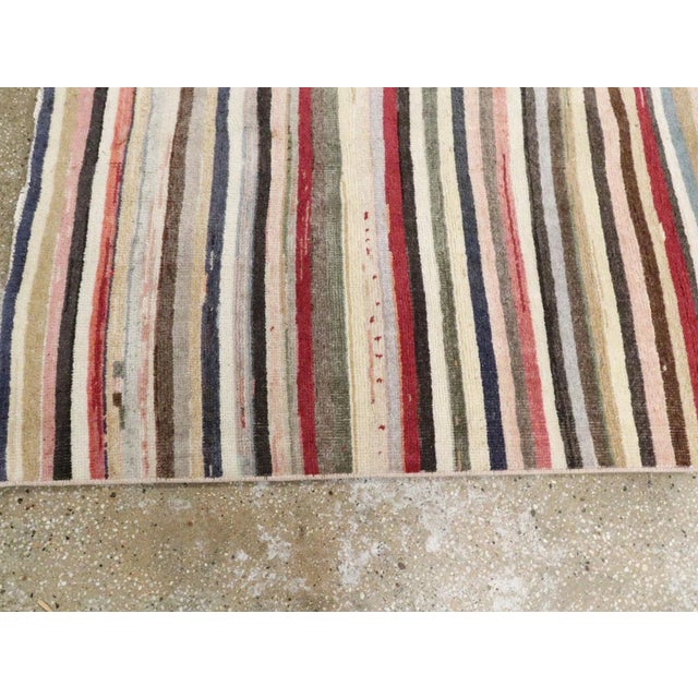 Textile Galerie Shabab Collection Mid-20th Century Handmade Turkish Anatolian Runner For Sale - Image 7 of 10