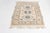 Blue and Cream Turkish Vintage Rug For Sale - Image 10 of 10