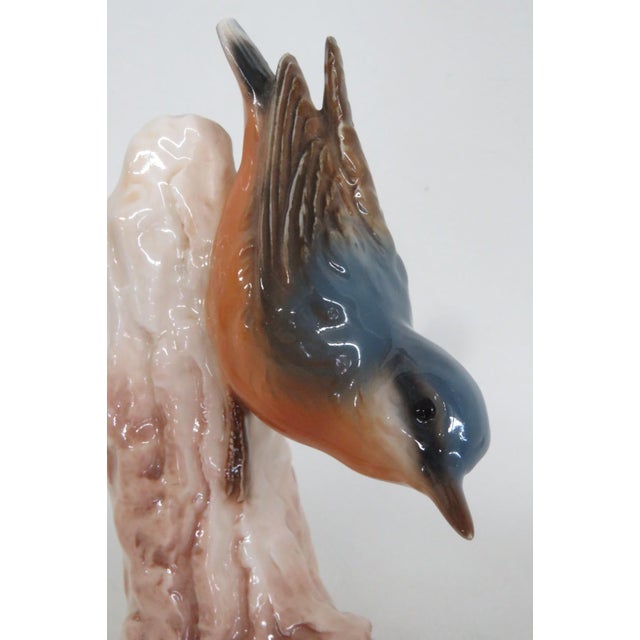 Goebel W Germany Cv84 Nuthatch Figurine 1967 Porcelain Bird on Branch 4898b For Sale - Image 10 of 18