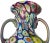 Mid 20th Century Vintage Murano Fratelli Toso Millefiori Flower Mosaic Rainbow Colors Italian Art Glass Double Handle Vase For Sale - Image 5 of 10