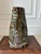 Vintage Large Handcrafted Brutalist Ceramic Vase in Olive Green & Brown For Sale - Image 12 of 18