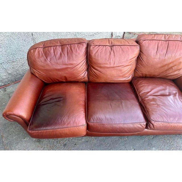 Hancock & Moore Leather Sofa Early 21st Century Chairish