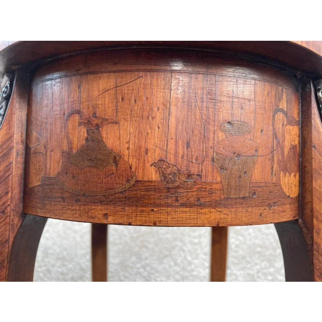 Antique Inlaid Kidney Shaped Table For Sale - Image 16 of 18