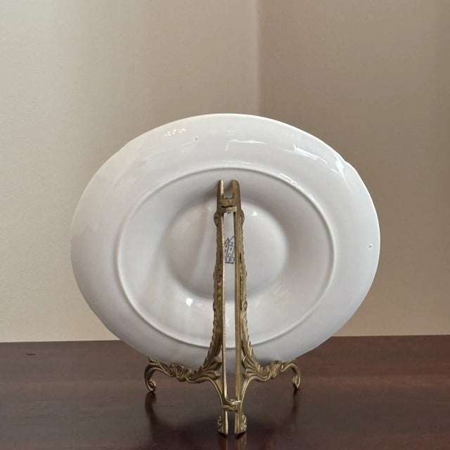 Mid-20th Century Gien, France Artichoke Serving Dish For Sale - Image 14 of 18