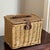 Mid-20th Century Wicker Picnic Basket For Sale - Image 4 of 12