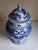 Ceramic Pair of Early 20th Century Antique Asian Blue & White Temple Jars Phoenix Dragon For Sale - Image 7 of 12