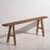 Brown Antique Long Bench in Elm, 1870s For Sale - Image 8 of 8