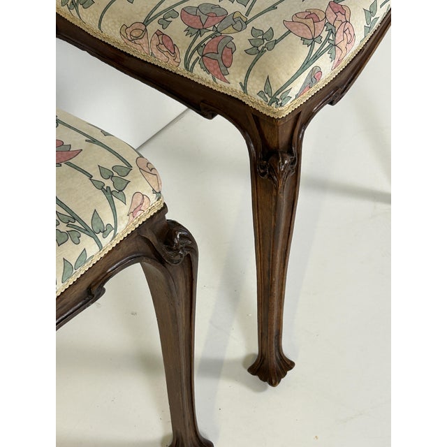 Antique Liberty Chairs by Vittorio Valabrega, 1902, Set of 6 For Sale - Image 13 of 18