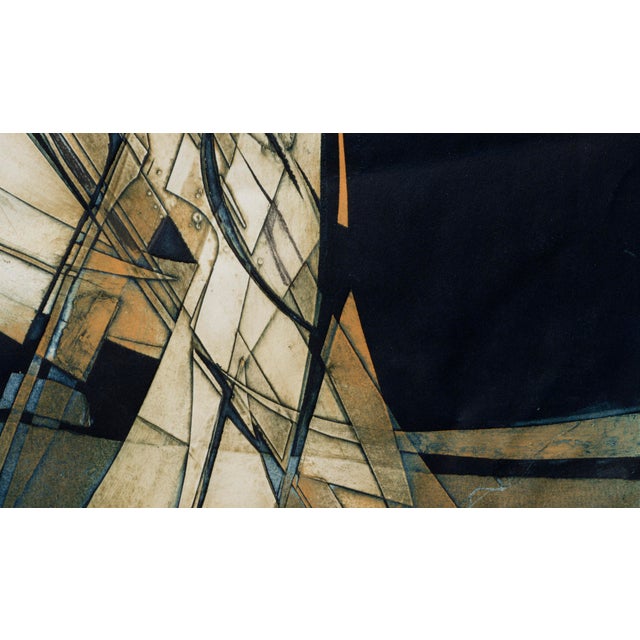 "State 2" Abstract Geometric Lithograph by Patricia A. Pearce For Sale - Image 4 of 7