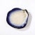 Mid-Century Modern Mid-Century Abstract Blue & White Oyster Form Ceramic Plate Signed Pol Chambost For Sale - Image 3 of 12