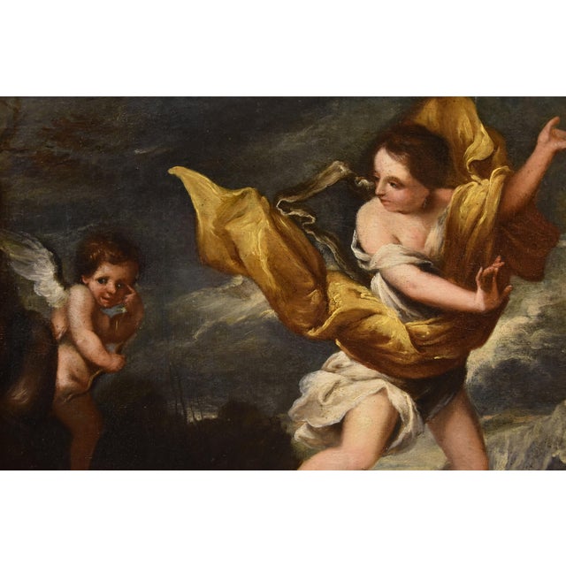 Roman School Artist, Daphne & Cupid, 1600s-1700s, Oil on Canvas, Framed For Sale - Image 4 of 12