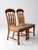 Mid-Century Singer Furniture Wood Dining Chairs With Upholstered Seats Pair For Sale - Image 10 of 15