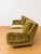 1950s Vintage Green Velvet and Wood Sofa, 1950s For Sale - Image 5 of 7