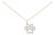 Gold Vermeil Diamond Accent Pet Paw Pendant Necklace For Sale