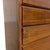 Vintage Mid-Century Walnut Six-Drawer Chest With Brass Pulls For Sale - Image 17 of 18