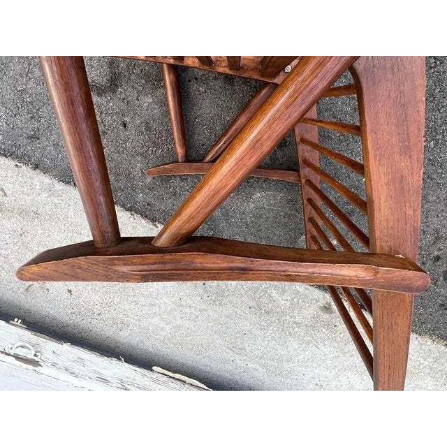 Mid 20th Century Mid Century Wooden Lounge Chair For Sale - Image 5 of 18