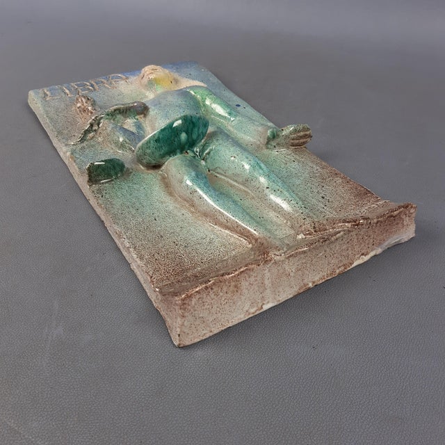 Vintage Majolica Libra High Relief, 1960s For Sale - Image 7 of 14