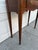 Late 20th Century L. Hitchcock Federal Style Wood Console Table With Brass Gallery and Single Drawer For Sale In New York - Image 6 of 12