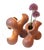 Tabono Table Lamp and Vase Set in Ceramic by Soheila Mahmoodi, Set of 2 For Sale