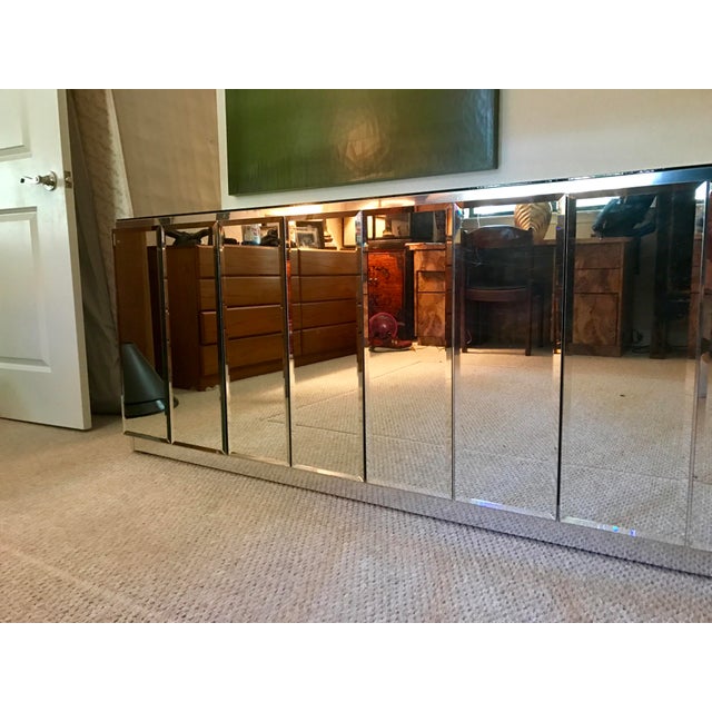 Ello Beveled Glass Credenza Chairish