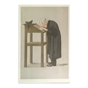 Antique Matted Vanity Fair Caricature by Spy "Spooner", 1898