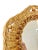 French Mid-Century Sunburst Rattan & Wood Bead Round Wall Mirror For Sale - Image 9 of 13
