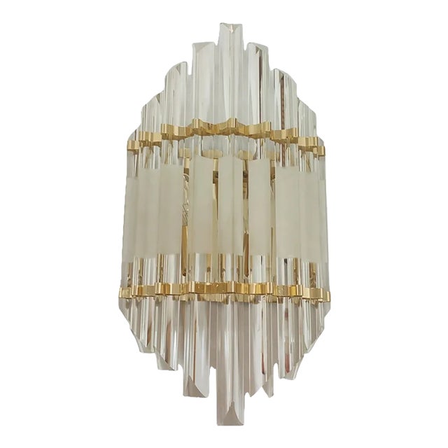 Murano Glass Sconce from Venini, Italy, 1970s For Sale