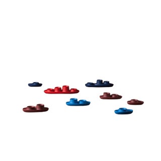 Aye Aye! Candleholder with 3 Funnels in Wine Red by etc.etc. for Emko For Sale