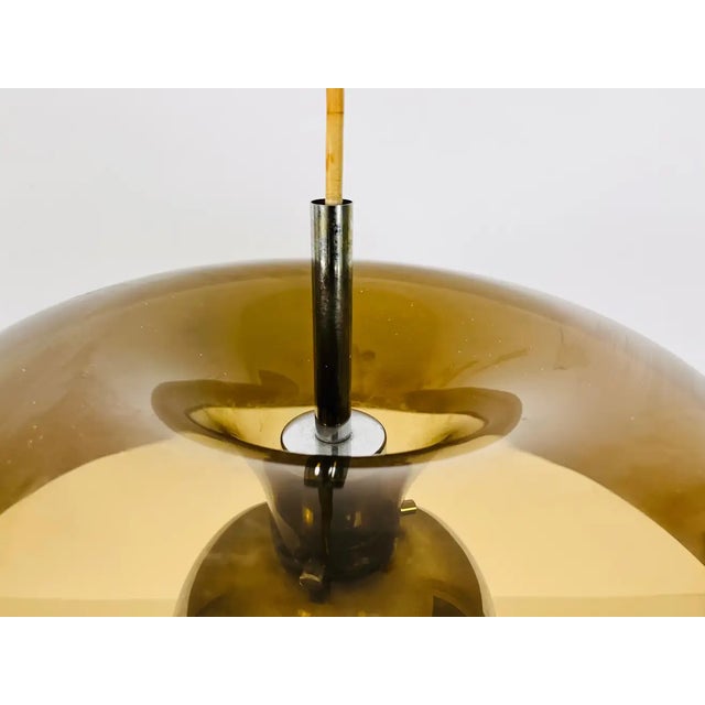 Temde Leuchten Acrylic Glass Pendant Lamp by Temde, 1970s For Sale - Image 4 of 13