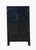 This lovely antique Chinese cabinet features a tall, narrow silhouette and a beautifully aged black finish. The two...