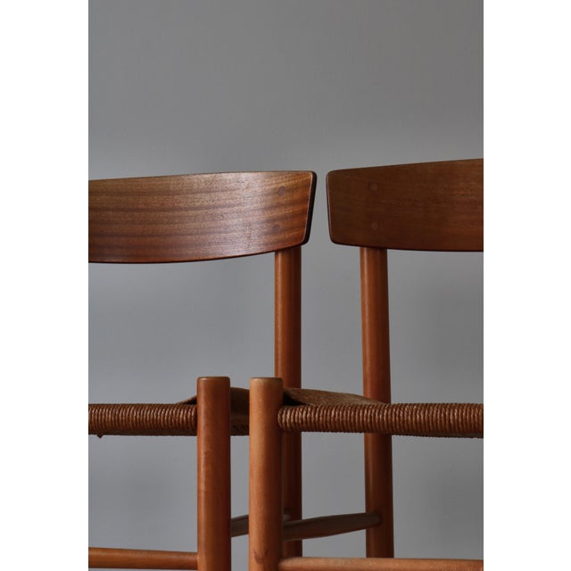 People's Chairs by Børge Mogensen, 1940s, Set of 4 For Sale - Image 9 of 18