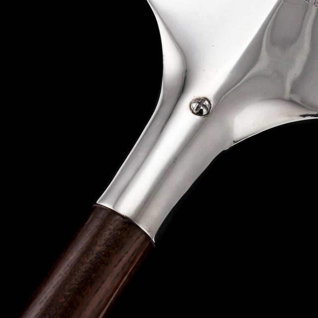 Wood 19th Century Victorian Solid Silver Presentation Shovel by Barnard, 1892 For Sale - Image 7 of 12