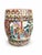 Vintage Chinese Famille Rose Porcelain Drum Garden Stool With Dragon, Court Scene & Floral Motifs For Sale - Image 4 of 7