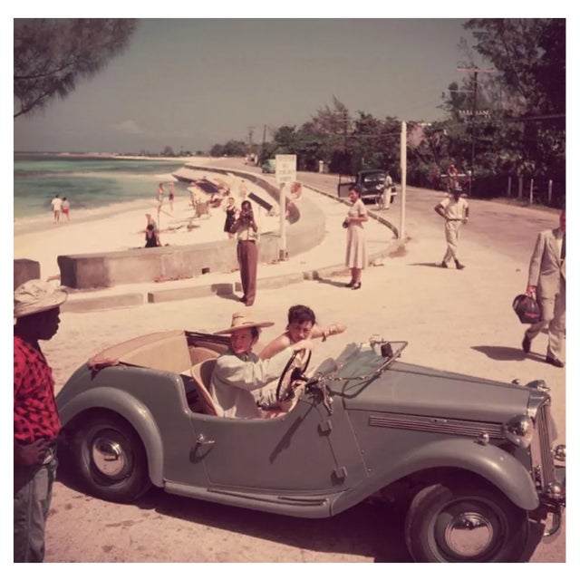 Slim Aarons, Katharine Hepburn, Estate Stamped Photographic Print, 1953 / 2020s For Sale