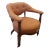 Antique English Victorian Upholstered Desk Chair For Sale